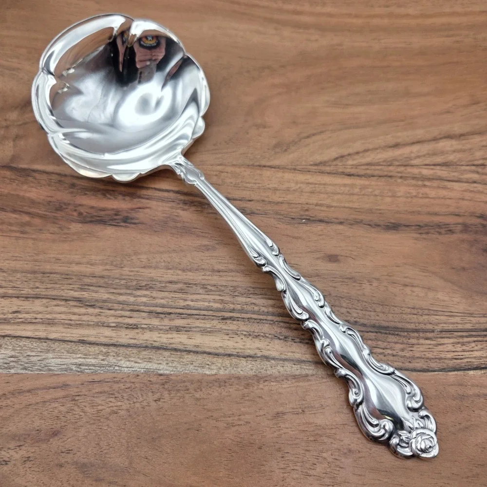 Oneida Community Beethoven Silverplate Serving Set Of 6 Pie Spoon  Betty Crocker